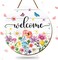 Spring Flower Welcome Door Sign Wildflower Wooden Hanging Sign Floral Butterfly Door Hanger Sign for Spring Indoor Outdoor Farmhouse Home Porch Window Decor